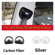 Car Accessories For Land Rover Range Rover Evoque 2019-20 ABS Chrome/Carbon Fiber Texture Car Safety Belt Cover Trim Accessories 2024 - buy cheap