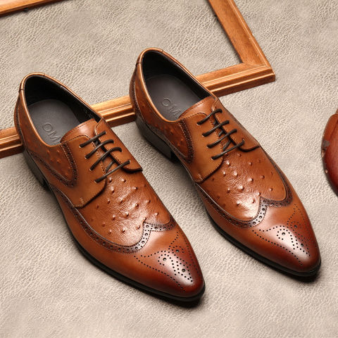 Туфли-оксфорды мужские классические, роскошные дизайнерские, на шнуровке, заостренный носок, для офиса, свадьбы, деловые туфли из натуральной кожи 2022 - купить недорого