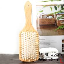 Massage Wooden Comb Healthy Paddle Cushion Hair Loss Vent Brush Hairbrush Comb Scalp SPA Hair Care Healthy Bamboo Comb Wholesale 2024 - buy cheap
