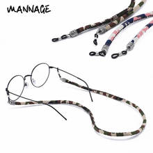 Cordón de algodón para gafas de sol, correa para el cuello, estilo camuflaje, 2 uds. 2024 - compra barato