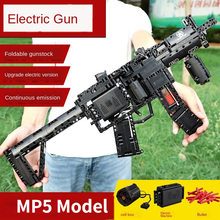 Miniatura de arma mp5 motorizada, 783 peças, blocos de construção técnica, armas de pistolas, brinquedo swat militar para crianças 2024 - compre barato