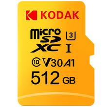Оригинальный Kodak U3 A1 V30 класс 10 MicroSDXC/Карта памяти SDHC TF флеш-карта 256 ГБ 128 Гб 64 Гб оперативной памяти, 32 Гб встроенной памяти для видео и для бес... 2024 - купить недорого