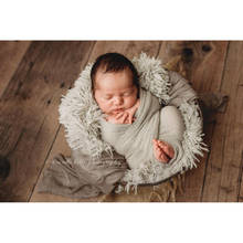 Tie-Dye Plush Backdrops Blanket For Newborn Photography Props New Born Photo Shoot Accessories Baby Boy Girl Shooting Flokati 2024 - buy cheap