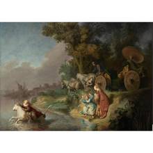 Portrait Artist Rembrandt van Rijn Paintings The Abduction of Europa Hand painted Classical Landscape art 2024 - buy cheap