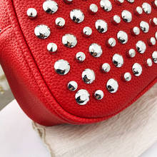 Leisure PU Leather Messenger Women Bag Ladies Shoulder Bags Zipper Ladies Crossbody Bags For Women Rivet Handbags bolso mujer 2024 - buy cheap