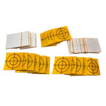 100pcs 2021 Brand New Yellow Color Reflector Sheet Size 20 30 40 50 60 Reflective Tape Target For Surveying Total Station 2024 - buy cheap