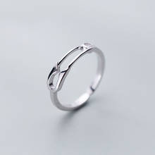 Pin de anillo de Plata de Ley 925 auténtica con incrustaciones de circonita, joyería fina minimalista para mujer, accesorios de fiesta, regalo 2019 2024 - compra barato