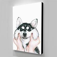 Modular Pictures Cute Dog Tuinposter Animal Home Decoration Wall Art Modern Canvas Prints Painting For Bedroom Poster No Frame 2024 - buy cheap