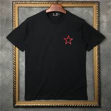 Marcelo barrett estampa estrela vermelha gola redonda camiseta estilo m | 2191001525 2024 - compre barato