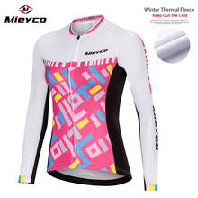 Cycling Jersey Women Long Sleeve Winter Thermal Fleece maillot ciclismo mtb Bike Pro Cycling Shirt Woman Cyclist Mexico Jersey 2024 - buy cheap