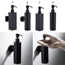 200ml Wall Mounted Bathroom Shower Soap and Lotion Dispenser Bottle Pump Stainless Steel Tower Shampoo Dispenser Black 2024 - buy cheap