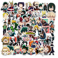 50Pcs Anime My Hero Academia Car Stickers Laptop Skateboard Izuku Midoriya All Might Boku No Hero Academia Anime Character Decal 2024 - buy cheap