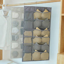 30 Pockets Double Sided Foldable Wardrobe Organizer Wall Door Hanging Organiser Bra Underwear Socks Storage Bags Multi Pockets 2024 - buy cheap