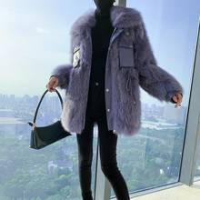 Heydress 2019 solid Women Winter Faux Fur Jacket Female Casual Long Sleeve warm coats Outwear Lady Lamb fur Overcoat 2024 - buy cheap