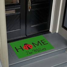 Ladybug Custom Family Name Doormat Home Decoration Entry Non-slip Door Mat Rubber Washable Floor Carpet 2024 - buy cheap