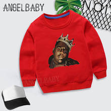 Boys Girls Sweatshirt Kids America Hiphop Notorious Big Design Hoodies Children Autumn Tops Baby Cotton Clothes,KYT456 2024 - buy cheap