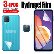 Hydrogel Film 1-3PCS phone glass screen camera For Samsung Galaxy M12 Screen Protector Camera for samsung a12 a02s a42 m21s 2024 - buy cheap