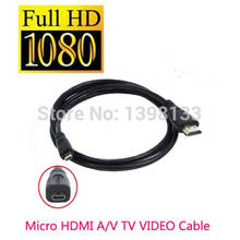 Micro HDMI-compatible 1.0m Cable For Tesco HUDL to TV HDTV For Amazon Kindle Fire HD 2024 - buy cheap