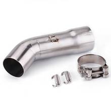 For Yamaha FZ8N FZ8 FZ800 Motorycle Exhaust Muffler Adapter Exhaust Connect Middle Link Tube Pipe 2024 - buy cheap