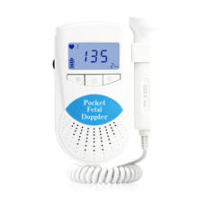 Doppler de ultrasonido Fetal, medidor de voz, Monitor de ritmo cardíaco Fetal, Detector de ritmo cardíaco Prenatal, sonda 2024 - compra barato