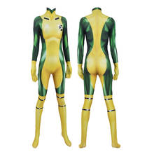 Fantasia rogue para cosplay de x-men, roupa para halloween 2024 - compre barato