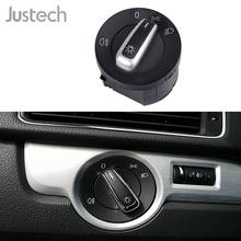 Justech-interruptor de farol, 5 pinos, para caddy golf jetta passat tiguan touran t5 sharan seat alhambra 2024 - compre barato