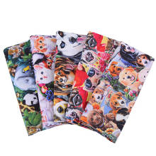 110cm Width Cartoon Animals Dog Pig Cat Printed Cotton Fabrics DIY Fabric Handmade Patchwork Bag Sewing Material Accessories 2024 - buy cheap