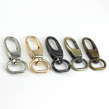 1pcs Metal Snap Hook Trigger Clips Buckles Oval Ring for Leather Strap/ Belt Keychain Webbing Pet Leash Hooks 5 Colors 2024 - buy cheap
