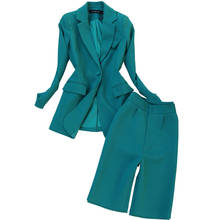 Женский комплект из 2 предметов, новый стиль, модный темпераментный профессиональный костюм в офисном стиле, брюки с высокой талией, комплект из двух предметов для женщин 2024 - купить недорого