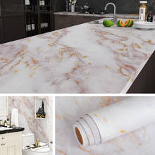 Modern Marble Texture Wallpaper Living Room Bedroom Sticky Paper Bathroom Self-Adhesive Decal Waterproof Desk Sticker Home Decor 2024 - buy cheap