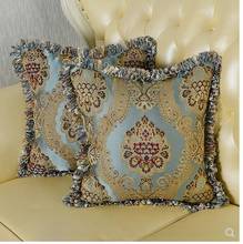 European style living room high-end sofa pillowcase luxury bedside embroidery cushion cover 2024 - buy cheap