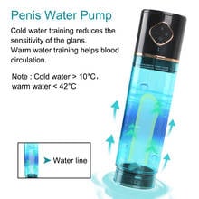 Penis Water Pump Enlargement Extender Real Pussy Sex Toys For Men Male Masturbator Cock Strapon Erotic Hydro Machine Adults S  2024 - buy cheap