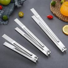 Portable Stainless Steel Kitchen Barbecue BBQ Meat Tongs Salad Steak Food Clip Kitchen Accessories Tool 2024 - buy cheap