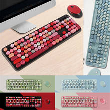 Wireless Keyboard Gaming Mouse Set  2.4G 1000DPI Wireless Mouse Suspension keys Gaming Keyboards for PC Laptop Games Mouse Gamer 2024 - buy cheap