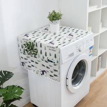 Geometric Rhombus Washing Machine Dust Covers Refrigerator Cotton Dust Covers with Pocketed Dust Covers Home Cleaning 2024 - buy cheap