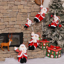 Climbing Rope Ladder Santa Claus Christmas Decorations Outdoor Santa Claus Doll Pendant New Year Decorations Drop Shipping 2024 - buy cheap