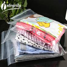 INTEGRITY1000pcs Big size resealable transparent Poly Waterproof plastic packaging Self Seal Daily necessities storage pouch bag 2024 - buy cheap