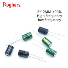 20Pcs 8*12 High Frequency Low ESR Aluminum Electrolytic Capacitor Kit 6.3V 16V 25V 470UF 33UF 1UF 10UF 220UF 680UF Assorted Set 2024 - buy cheap