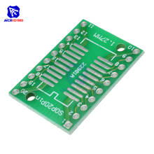 diymore 10PCS/Lot SOP20 SSOP20 TSSOP20 to DIP20 Pitch 0.65/1.27mm IC Adapter Converter PCB Board 2024 - buy cheap