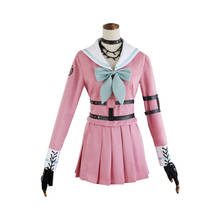 Danganronpa-Disfraz de Sailor V3 Iruma Miu para niñas y mujeres, traje rosa, uniforme JK 2024 - compra barato