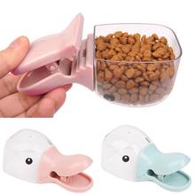 1Pc Cute Cartoon Pet Food Scoop Plastic Duckbilled Multi-Purpose Cat Dog Food Spoon Pet Feeder Feeding Supplies Blue Pink 2024 - buy cheap