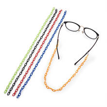 DIY Neck Strap Lanyard Kits with Brass Cable Chain Curb Chains ABS Plastic Oval Cable Chains Eyeglass Holders Lobster Claw Clasp 2024 - buy cheap