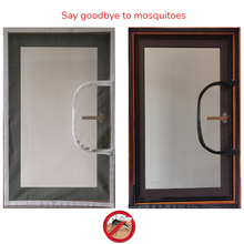 Auto-adesivo janela de tela de mosquito velcro janela de afiação mosquiteiro net simples porta de areia deslizante tamanho da tela pode ser personalizado 2024 - compre barato