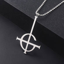 MIDY Ghost sin nombre Ghouls collares colgantes mujeres hombres regalo Cosplay joyería con cadena de cuentas 2024 - compra barato