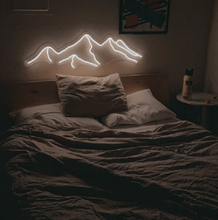Custom Mountain Neon Sign Light LED Wall Window Hanging Decoration Indoor for Home Room Bedroom Gift Party wedding Decoration 2024 - buy cheap