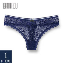 BANNIROU Sexy Lingerie Underwear For Woman 2021 New Lady Lace T-back For Woman Panties Female Thongs Wholesale Dropshipping 1Pcs 2024 - buy cheap