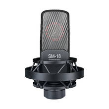 Takstar SM-18 broadcast Studio Professional Recording Microphone Cardioid Condenser Side Address Cartridge Φ34mm large gold plat 2024 - buy cheap