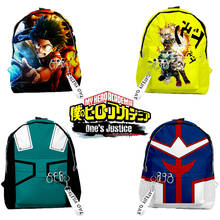 High Quality Anime Schoolbag Boku No My Hero Academia Cosplay Backpack Canvas Student Schoolbag Unisex Travel Bags 2024 - buy cheap