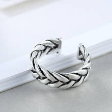 New Silver Color Twist Chains Rings for Women Adjustable Size Rings Fashion Wedding Jewelry Anillos Mujer 2024 - buy cheap