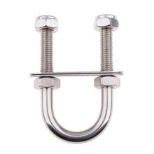 Stainless Steel Marine Boat Parts Stern Bow Eye Tie Down U Bolt M10 50 x 90 x 43mm 2024 - buy cheap